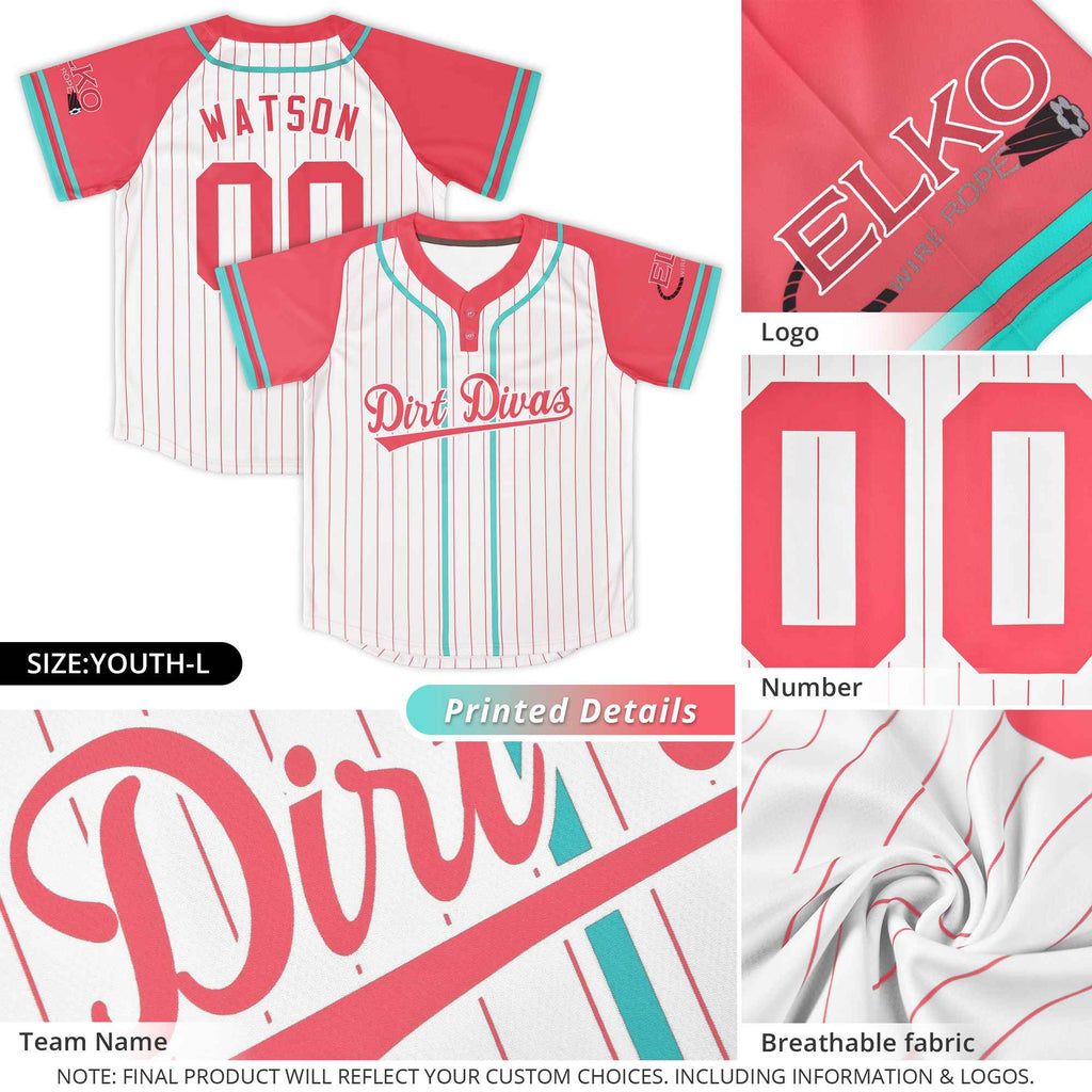 Custom Dark Gray Black-Gray Stripe Fashion Raglan Sleeves Authentic Two-Button Softball Jersey
